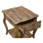 Tavolino rustico marrone anticato in legno di recupero - Alaterre Furniture