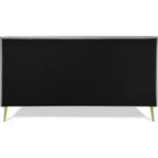 Letto imbottito con piattaforma King Sidney grigio - Adore Decor