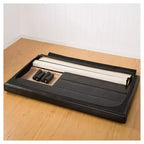 Letto a piattaforma in similpelle marrone scuro - Sleep Revolution