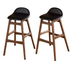 Set of 2 30 Mid-Century Modern Barstools - Buylateral