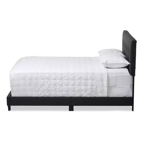 Letto in Tessuto Moderno e Contemporaneo Brookfield - Baxton Studio