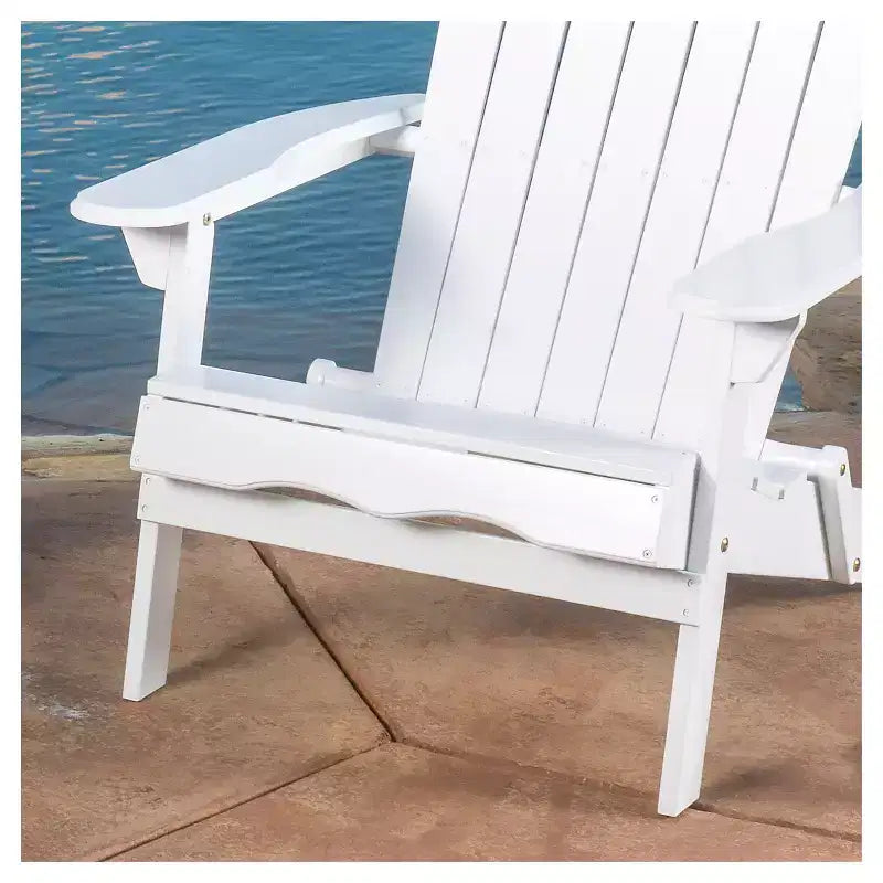 Set di 2 sedie pieghevoli Adirondack in legno Hanlee - Christopher Knight Home
