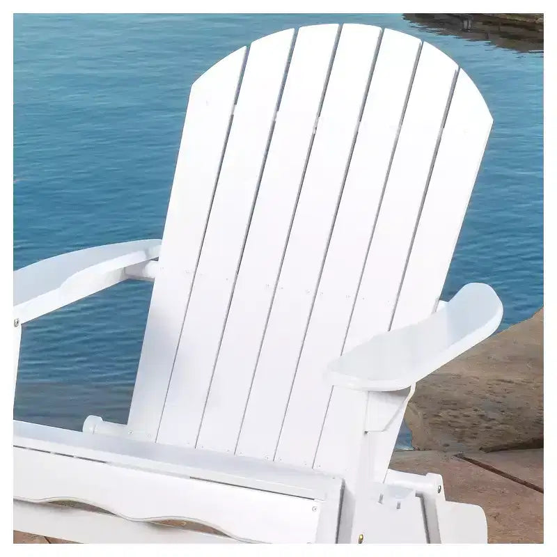 Set di 2 sedie pieghevoli Adirondack in legno Hanlee - Christopher Knight Home