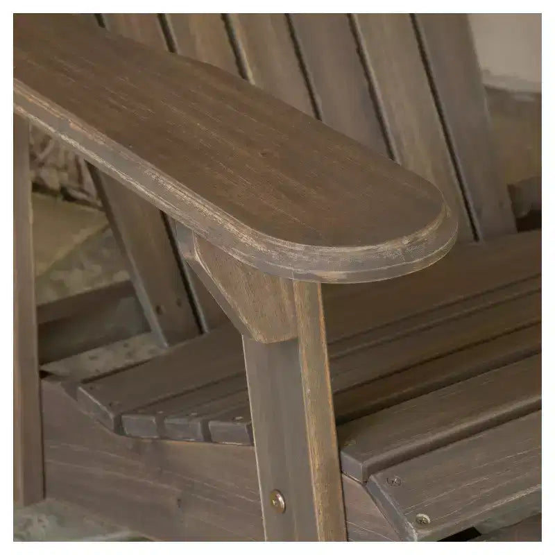 Set di 2 sedie pieghevoli Adirondack in legno Hanlee - Christopher Knight Home