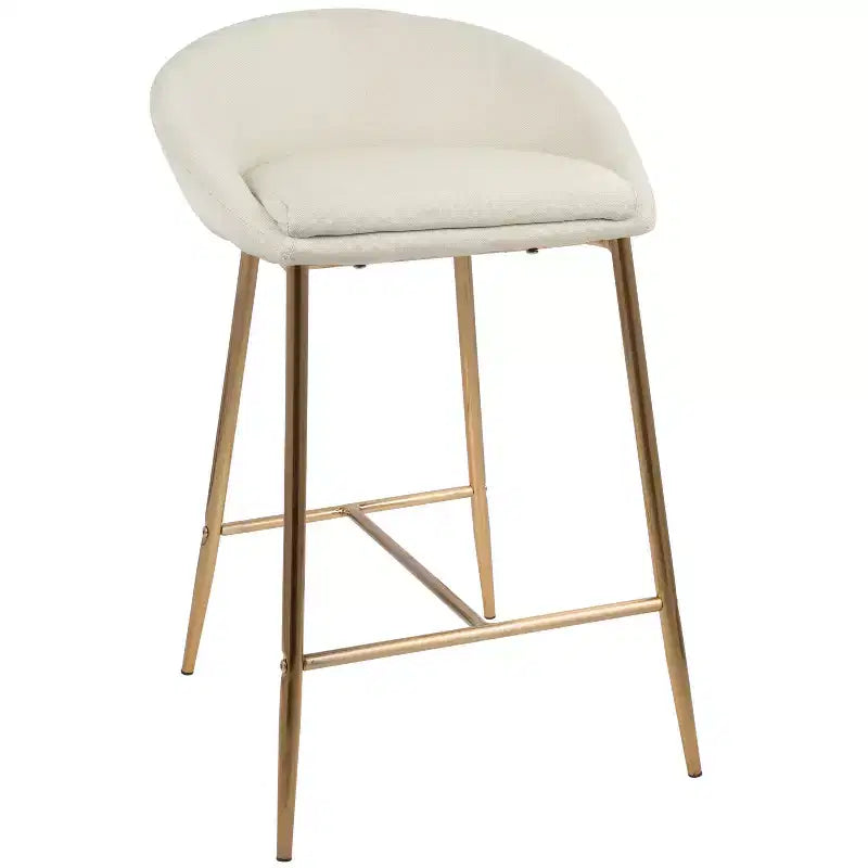 Set di 2 sgabelli da bar alti 26 Matisse Glam - LumiSource