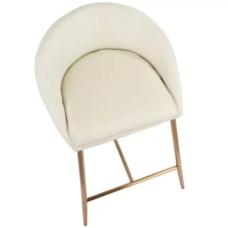 Set di 2 sgabelli da bar alti 26 Matisse Glam - LumiSource