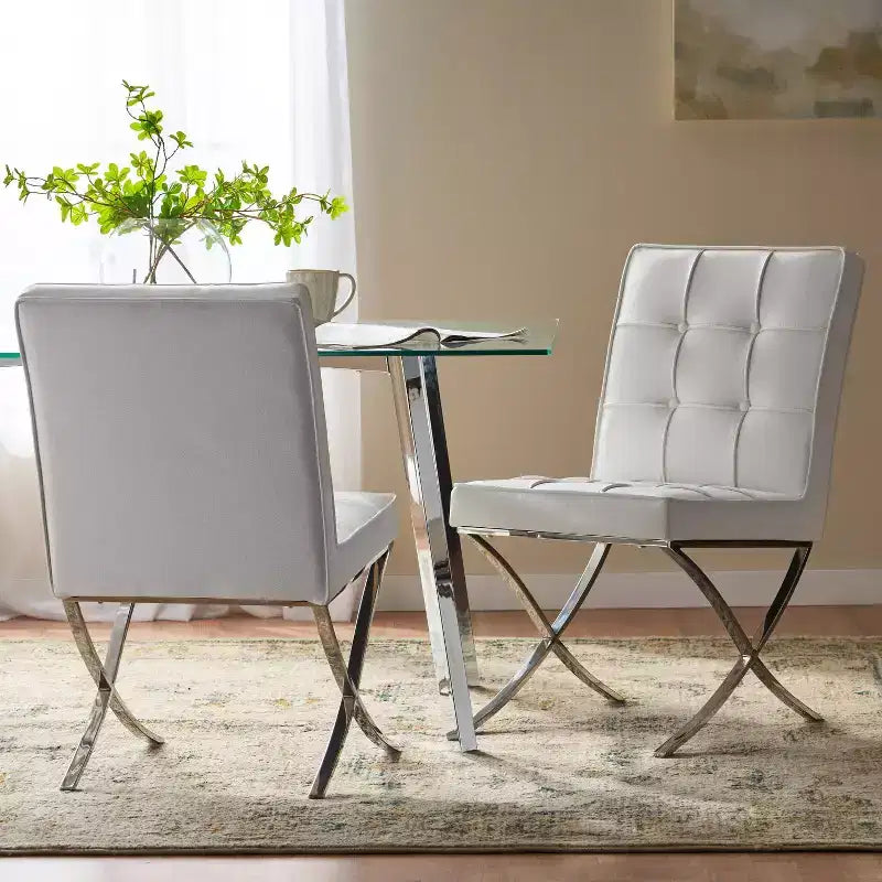 Set di 2 sedie da pranzo Milania - Christopher Knight Home