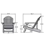 Hamilton Folding & Reclining Adirondack Chair - Highwood