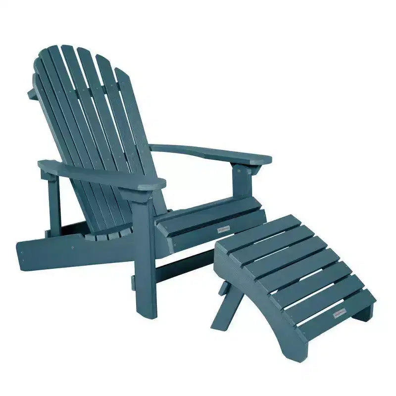 Sedia Adirondack pieghevole e reclinabile Hamilton con poggiapiedi Adirondack pieghevole - Highwood