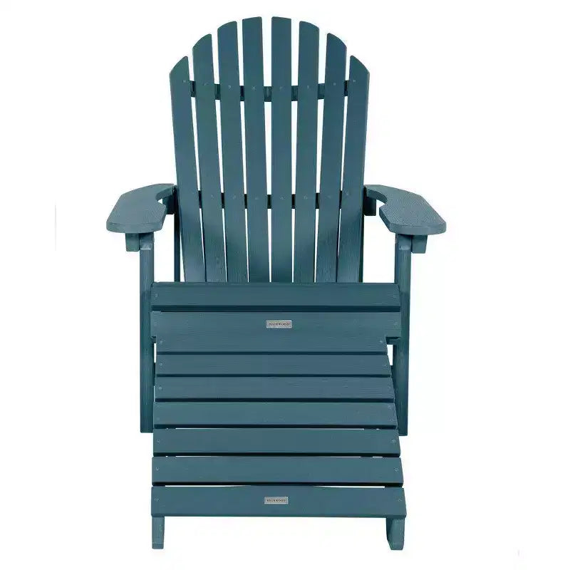 Sedia Adirondack pieghevole e reclinabile Hamilton con poggiapiedi Adirondack pieghevole - Highwood