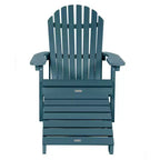 Sedia Adirondack pieghevole e reclinabile Hamilton con poggiapiedi Adirondack pieghevole - Highwood