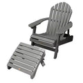 Sedia Adirondack pieghevole e reclinabile Hamilton con poggiapiedi Adirondack pieghevole - Highwood