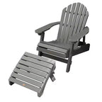 Sedia Adirondack pieghevole e reclinabile Hamilton con poggiapiedi Adirondack pieghevole - Highwood