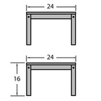 Tavolino laterale Adirondack - highwood