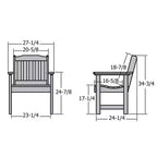 Lehigh Garden Patio Chair - highwood