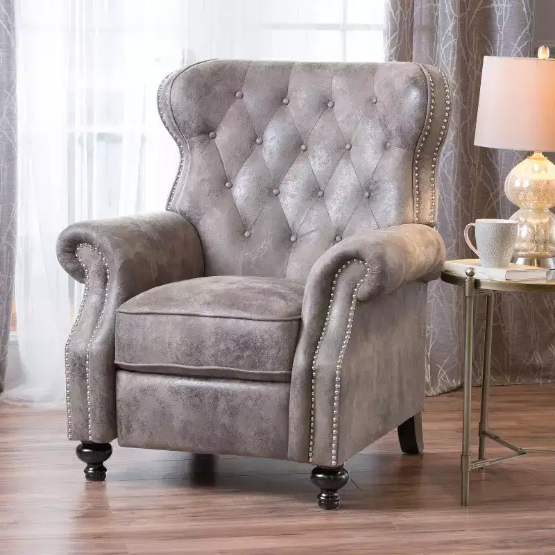 Poltrona reclinabile Walder Tufted - Christopher Knight Home