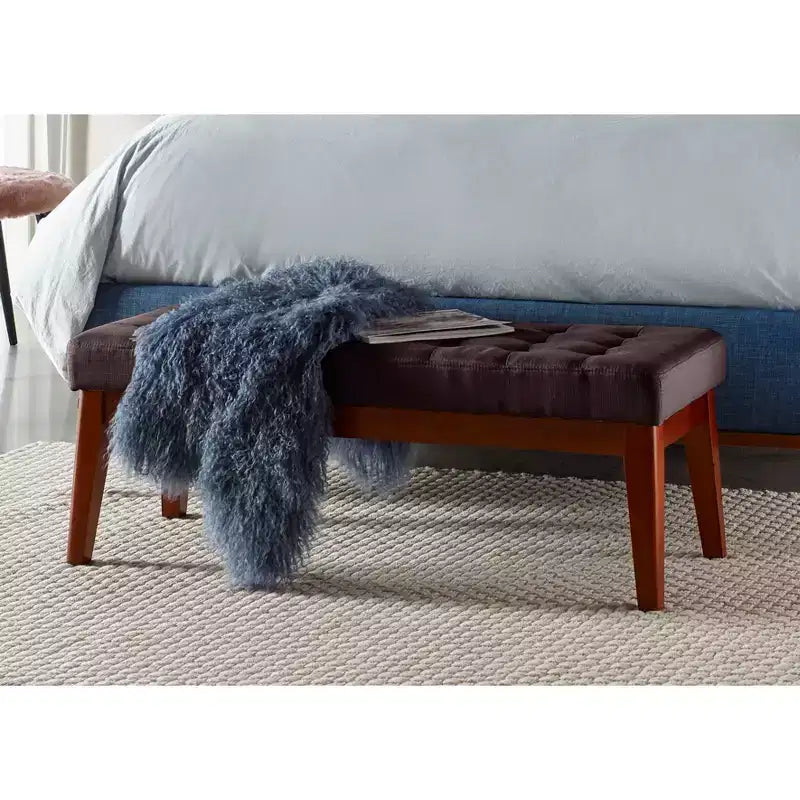 Claire Tufted Upholstered Bench - Adore Decor