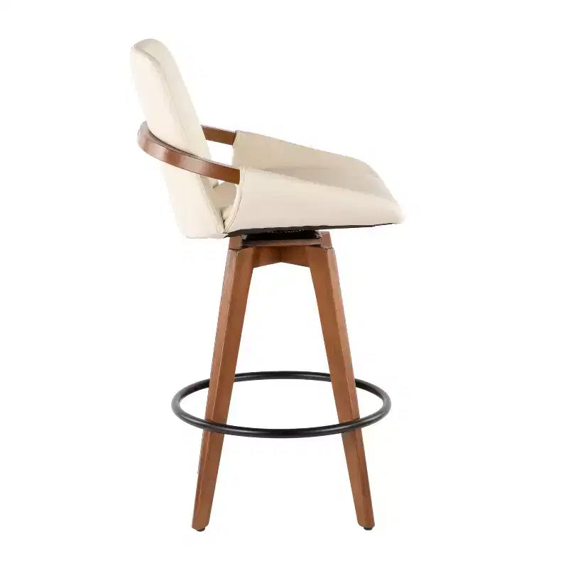 Sgabello da bar Cosmo Mid-Century Modern altezza bancone da 26" - LumiSource