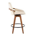 Sgabello da bar Cosmo Mid-Century Modern altezza bancone da 26" - LumiSource