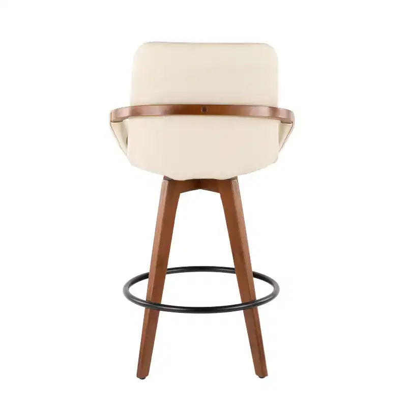 Sgabello da bar Cosmo Mid-Century Modern altezza bancone da 26" - LumiSource