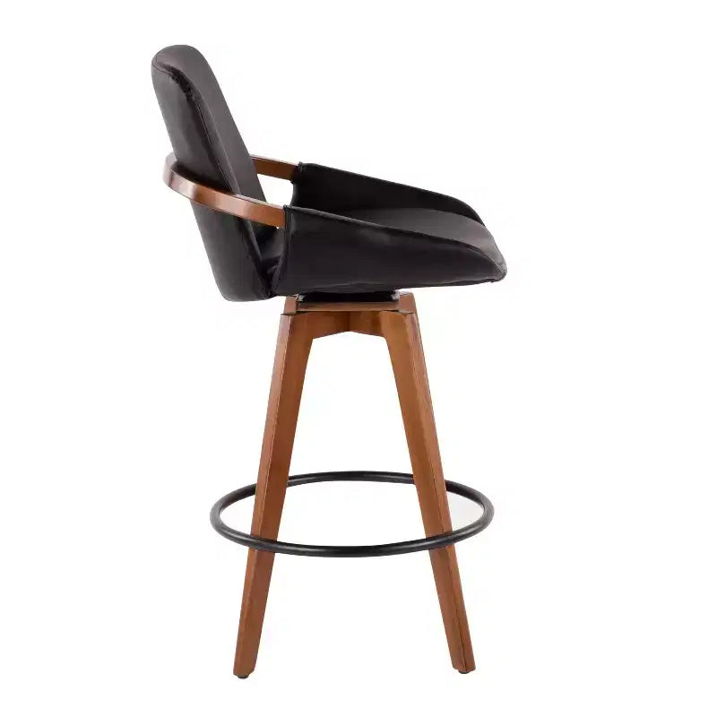 Sgabello da bar Cosmo Mid-Century Modern altezza bancone da 26" - LumiSource