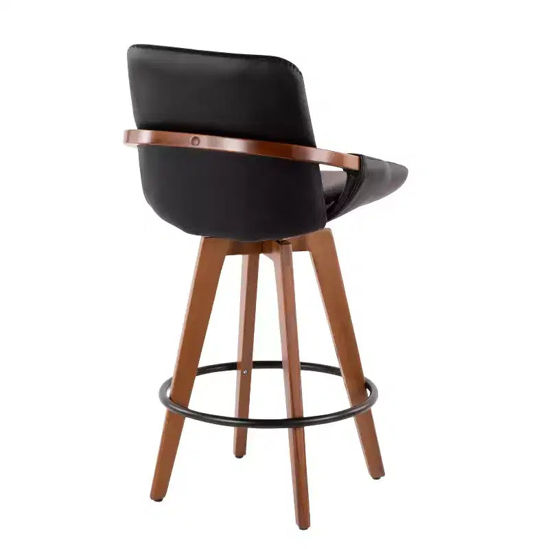 Sgabello da bar Cosmo Mid-Century Modern altezza bancone da 26" - LumiSource