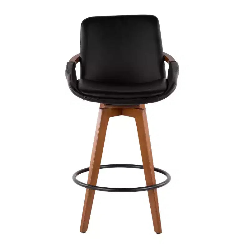 Sgabello da bar Cosmo Mid-Century Modern altezza bancone da 26" - LumiSource