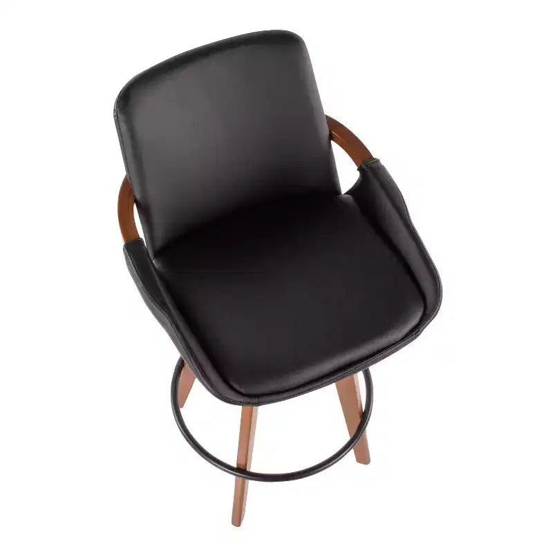 Sgabello da bar Cosmo Mid-Century Modern altezza bancone da 26" - LumiSource