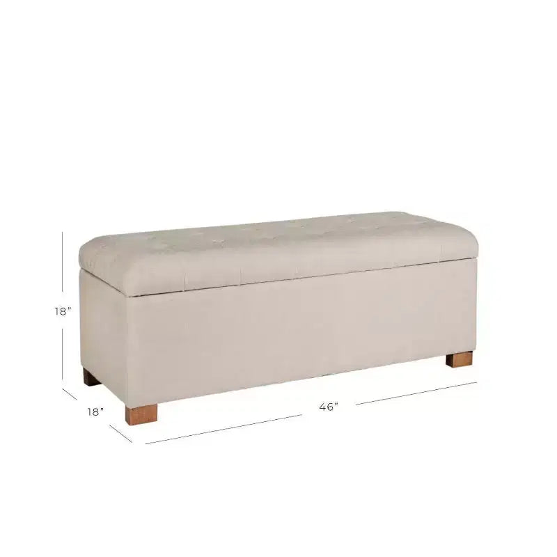 Panca contenitore imbottita grande classica - HomePop