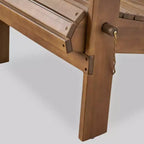 Hollywood Acacia Wood Foldable Patio Adirondack Chair - Christopher Knight Home