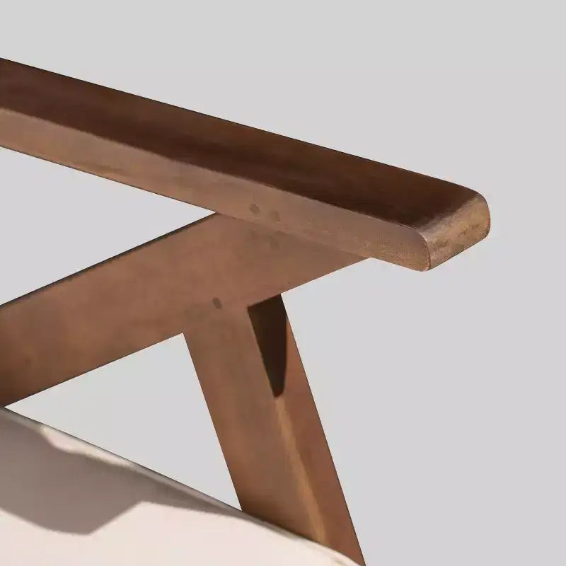 Sedia a dondolo da patio in legno di acacia Gus - Christopher Knight Home