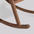 Sedia a dondolo da patio in legno di acacia Gus - Christopher Knight Home
