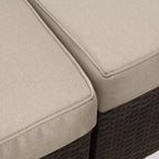 Divano componibile in vimini a 2 pezzi Santa Cruz - Christopher Knight Home
