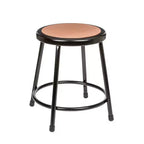 2pk Heavy Duty Steel Stool Black - Hampden Furnishings