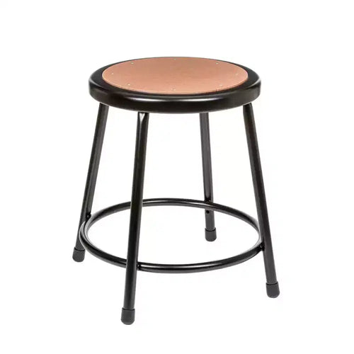 Sgabello in Acciaio Resistente, Confezione da 2, Nero - Hampden Furnishings