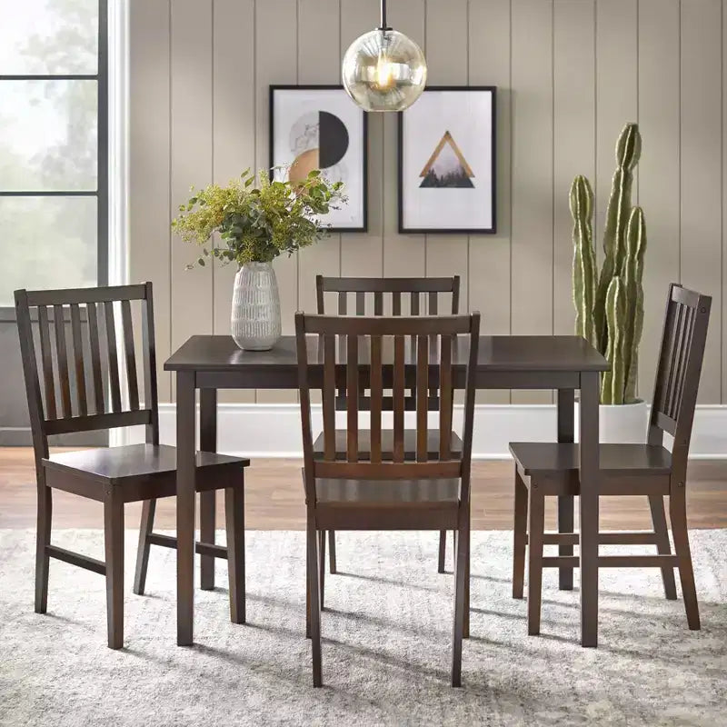 Tavolo da pranzo rettangolare Buylateral Shaker in legno massello