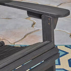 Hollywood Acacia Wood Adirondack Rocking Chair - Christopher Knight Home