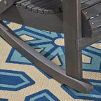 Hollywood Acacia Wood Adirondack Rocking Chair - Christopher Knight Home