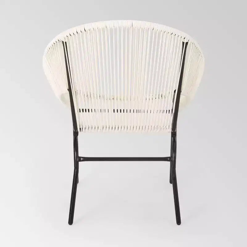 Nusa 2pk Faux Rattan Patio Club Chairs - Christopher Knight Home