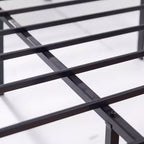 Base Letto Luis Quick Lock con Struttura in Metallo Nera - Zinus