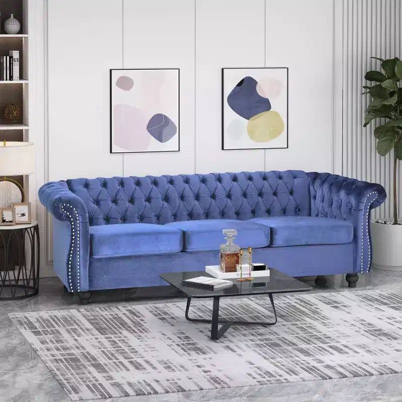 Divano Chesterfield trapuntato Parksley - Christopher Knight Home