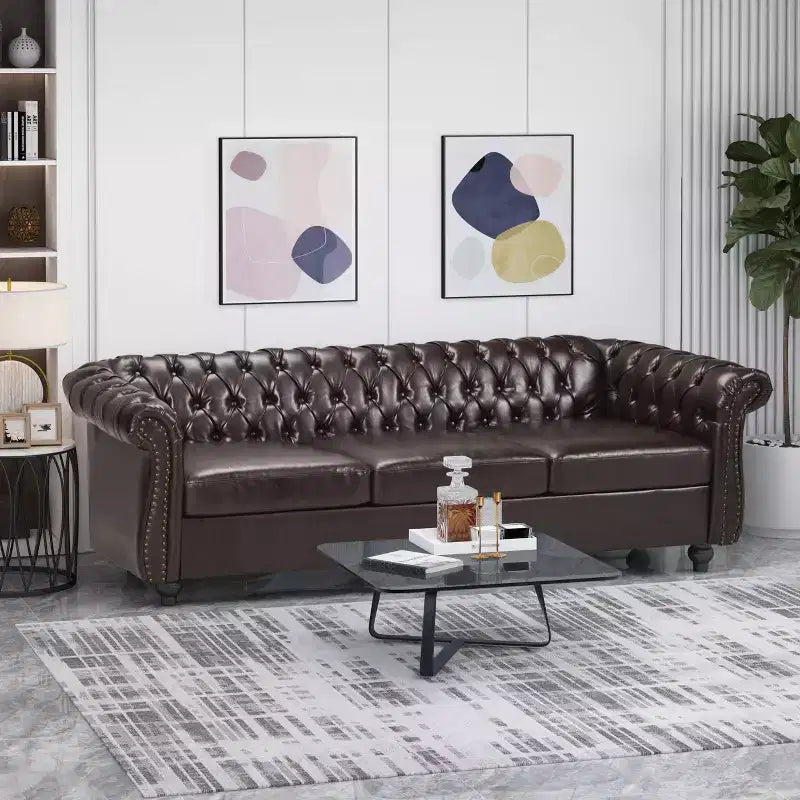Divano Chesterfield trapuntato Parksley - Christopher Knight Home
