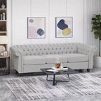 Divano Chesterfield trapuntato Parksley - Christopher Knight Home