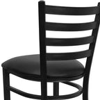 Flash Furniture Ladder Back Metal Restaurant Barstool