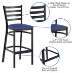 Flash Furniture Ladder Back Metal Restaurant Barstool