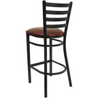 Flash Furniture Ladder Back Metal Restaurant Barstool