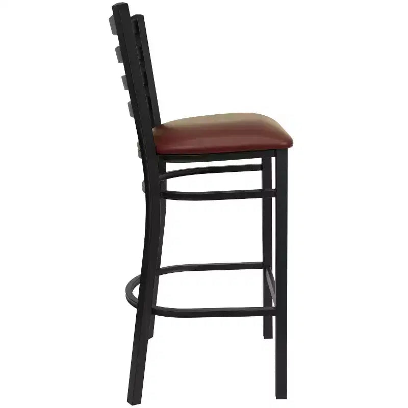 Flash Furniture Ladder Back Metal Restaurant Barstool