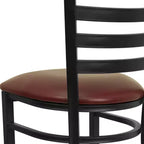 Flash Furniture Ladder Back Metal Restaurant Barstool