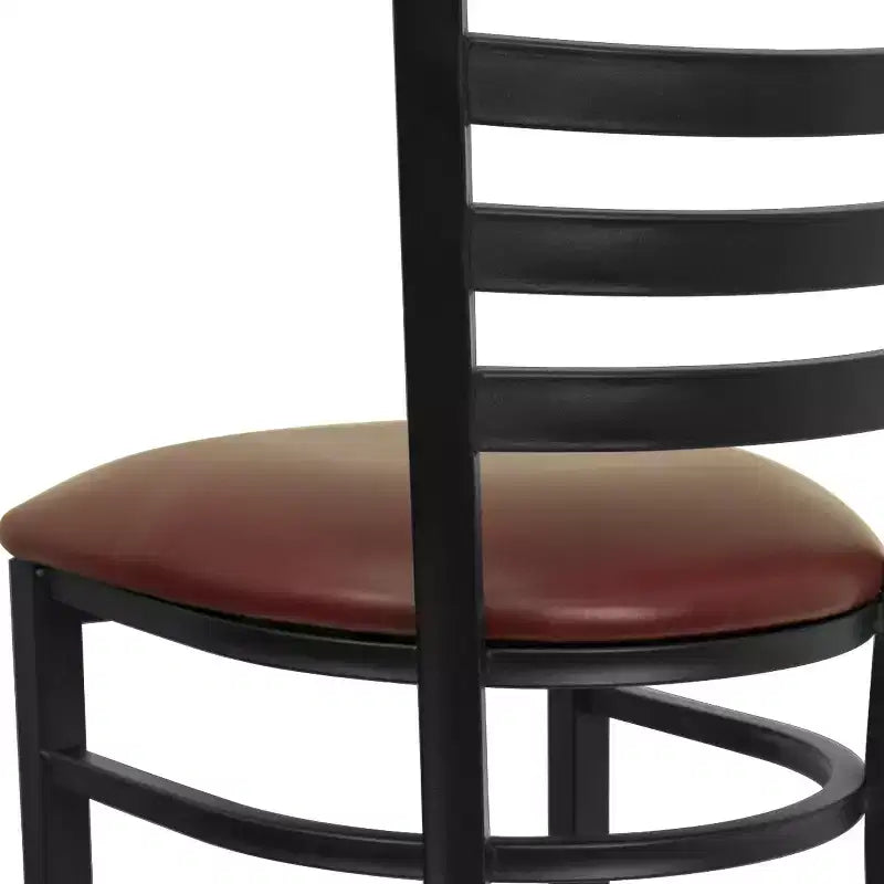 Flash Furniture Ladder Back Metal Restaurant Barstool