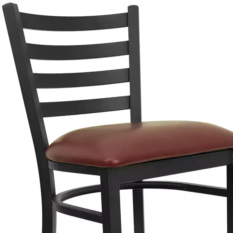 Flash Furniture Ladder Back Metal Restaurant Barstool
